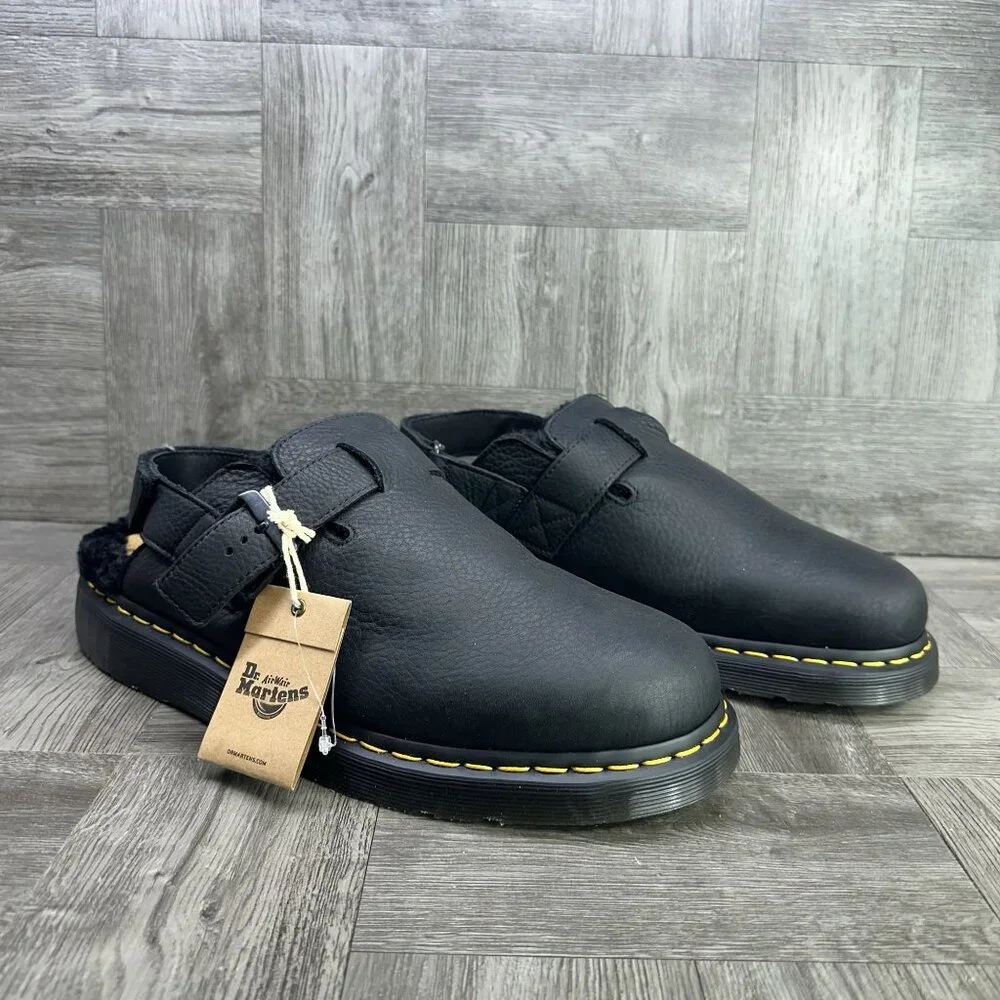 Dr. Marten's Jorge II Men's size 12 Leather Slingblack Lined Mules - Picture 5 of 8